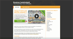 Desktop Screenshot of hedelmapeli.peliparatiisi.com